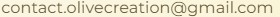 Adresse e-mail de contact OliveCreation